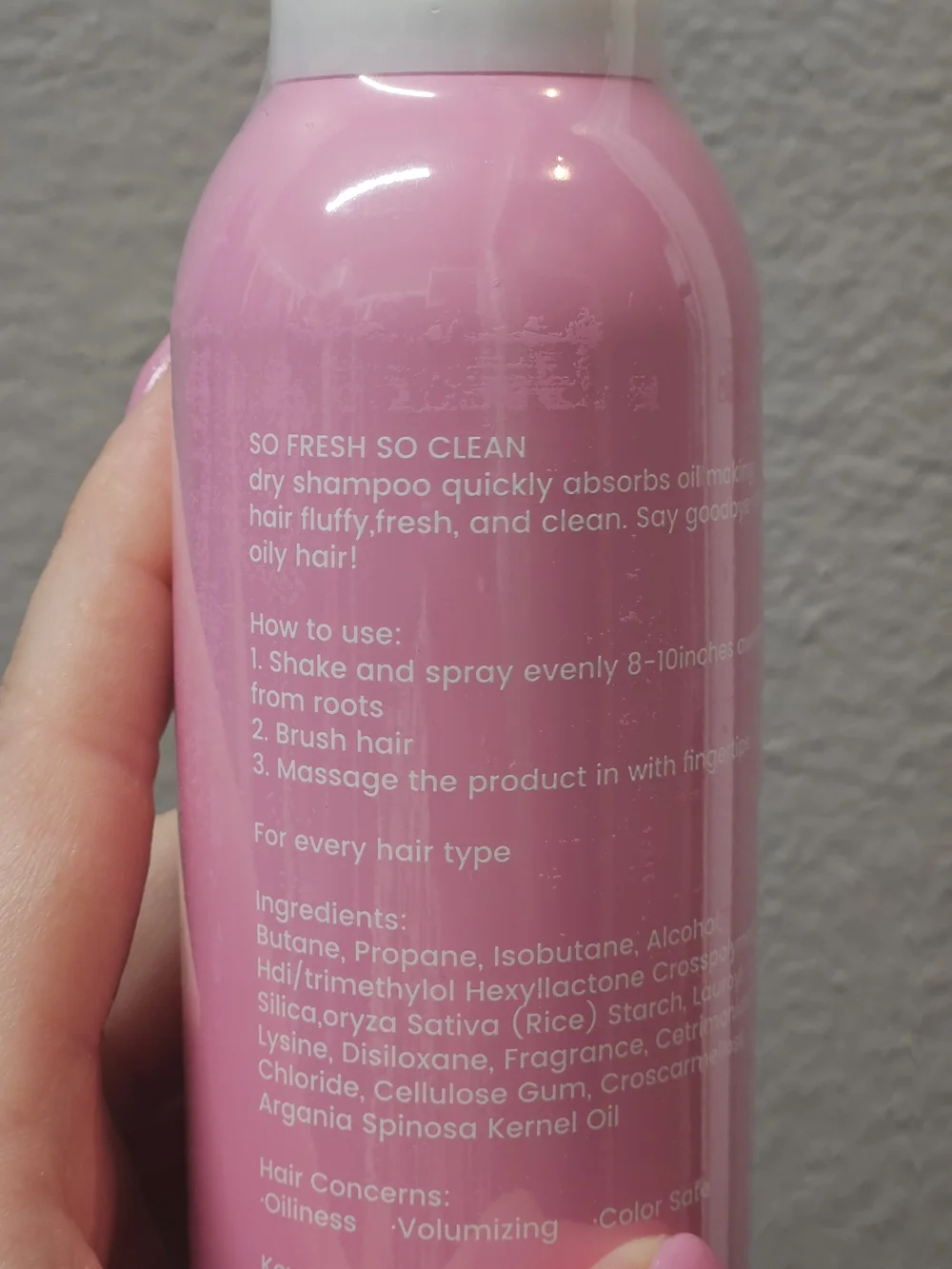 🌞 5/$40 Miami Cosmetics- Pink Dry Shampoo Ocean - Refreshing Dry Shampoo